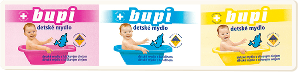 Bupi detské mydlá - rok 1999